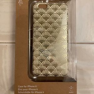 Tanamachi Goods iPhone 6 case ivory/gold color. BRAND NEW IN BOX